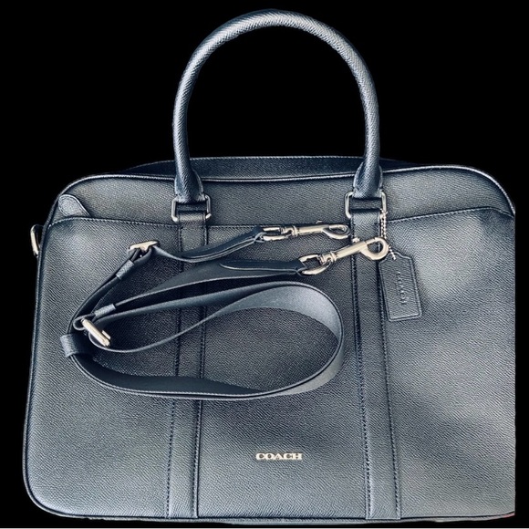 Coach Leather Briefcase | Black
Metropolitan Slim Brief/Laptop Bag - Picture 7 of 13